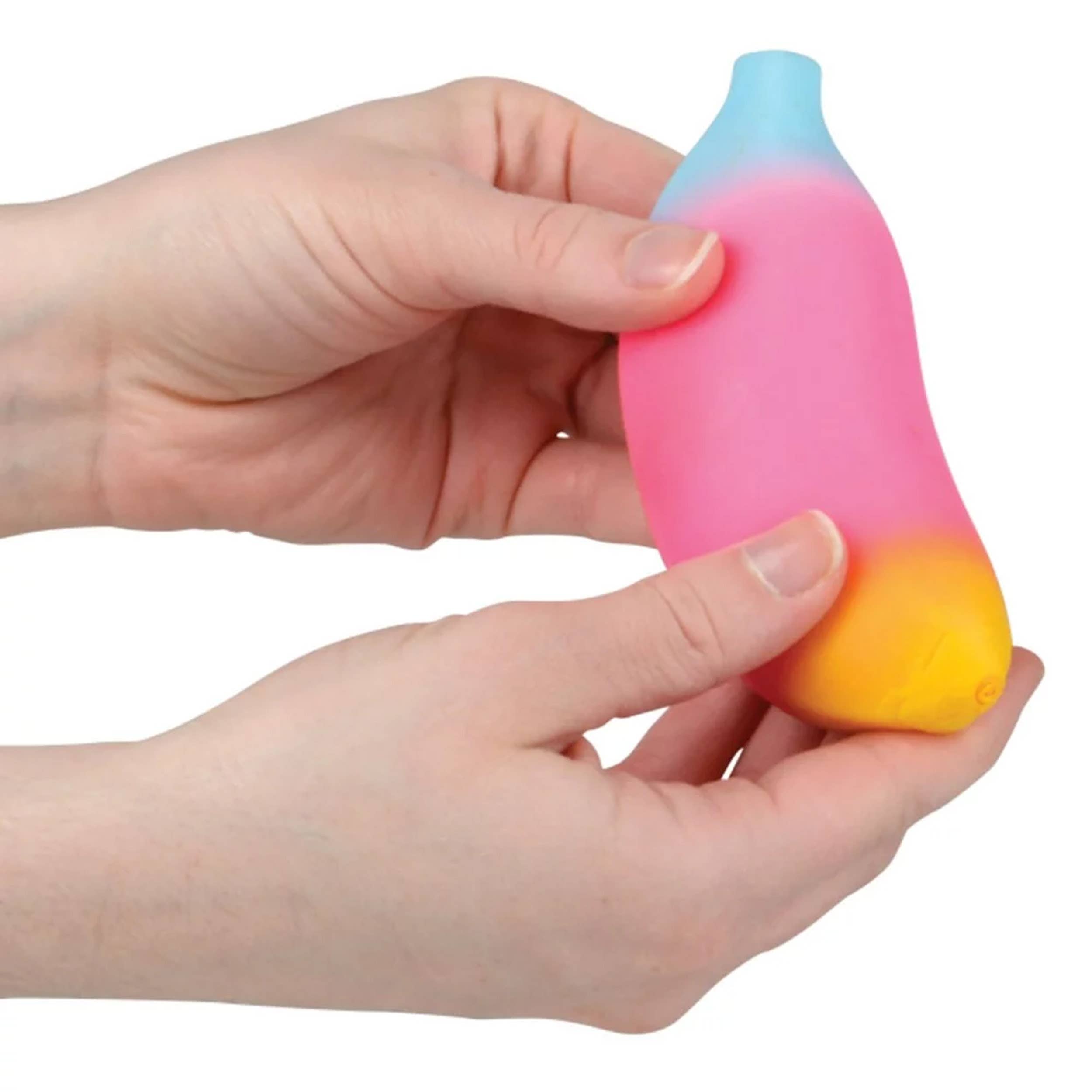 JSBlueRidge Toys - Wholesale Fidget Toy - Kids - Rainbow Banana Squeeze Stretchy Fidget Kids Toy1