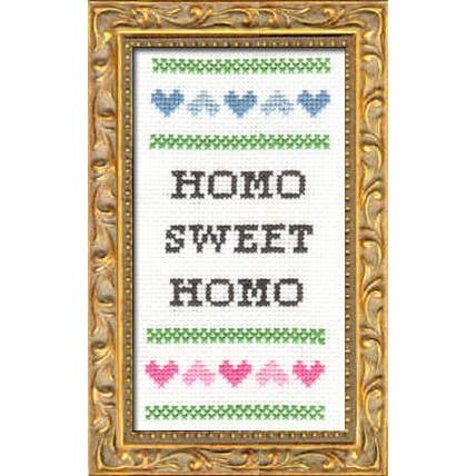 Subversive Cross Stitch - Wholesale Embroidery/Cross Stitch Supplies - Homo Sweet Homo