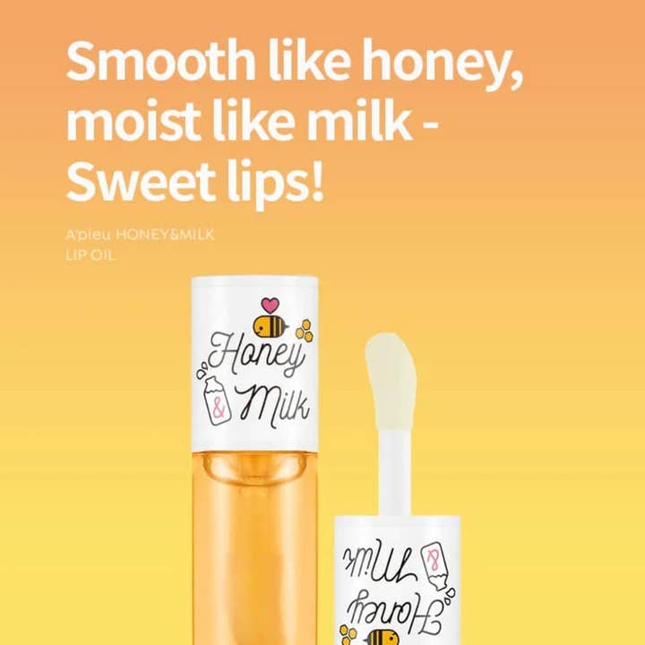 Best Beauty Group - Wholesale Lip Balm - A'PIEU Honey & Milk Nourishing Lip Oil3