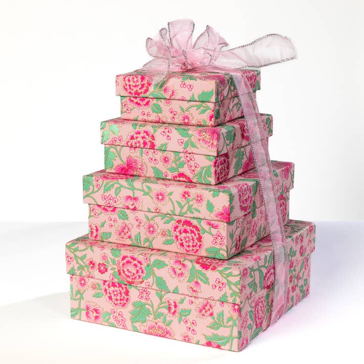 Globe Enterprise - Wholesale Gift Bag - Peony Handmade Gift Bags - come in different sizes