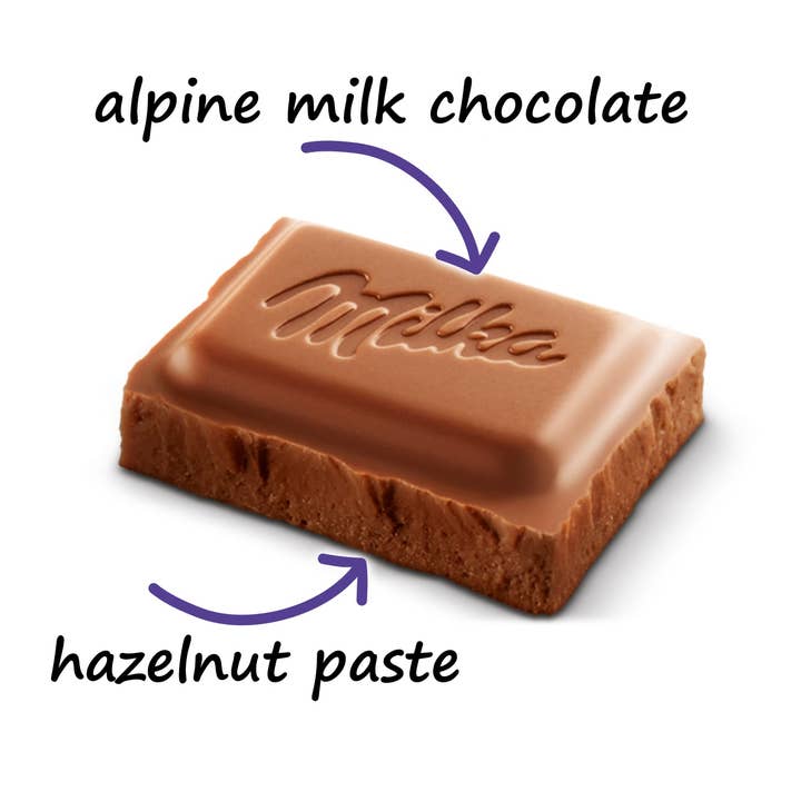 Global Bite Co - Wholesale Chocolate Bar - Milka Noisette 100g (European)