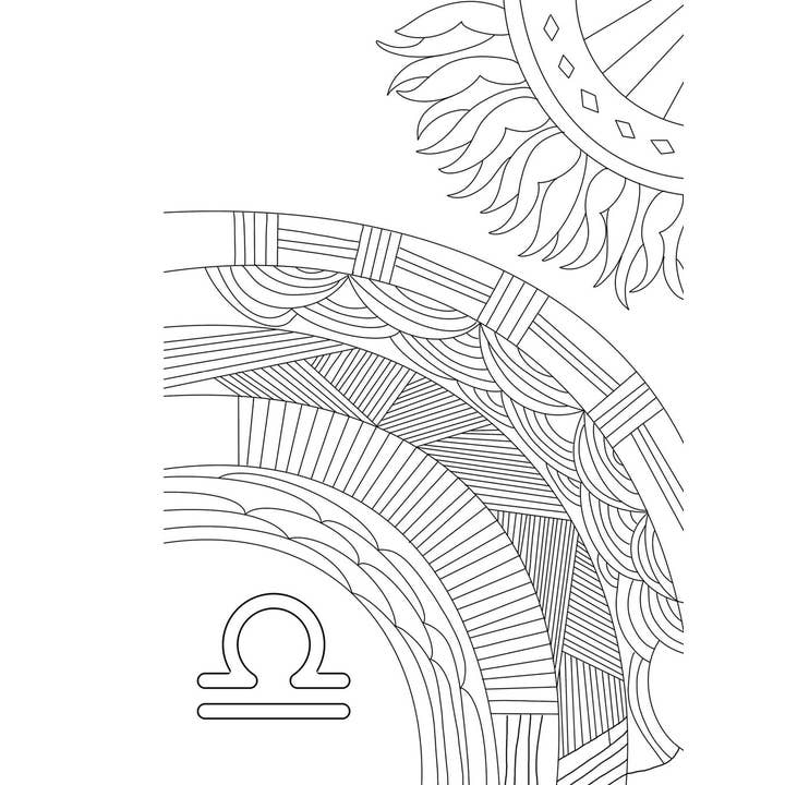 Microcosm Publishing & Distribution – Großhandel Mal- & Aktivitätsbuch – Erwachsene – Waage: Dein kosmisches Malbuch2