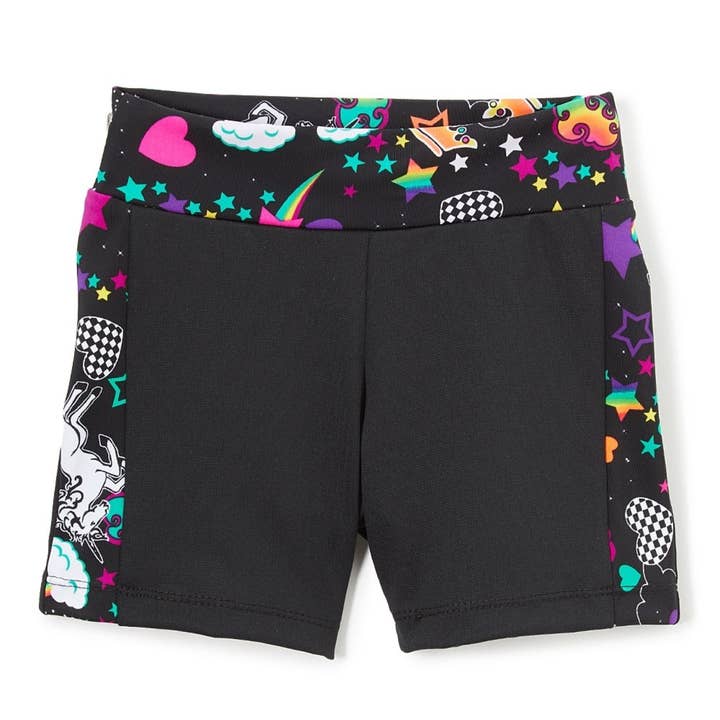 Powershorts mit Einhornmotiv für den Großhandel von Girl Power Sport