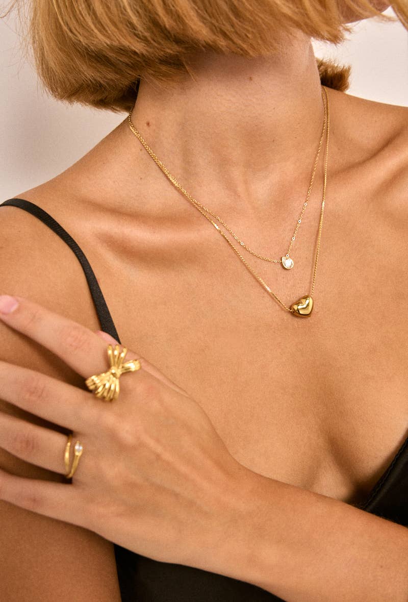 BYREN | ÉLINE L'ATELIER - Wholesale Pendant/Charm Necklace - Stainless Steel Clamps 224AQ2012