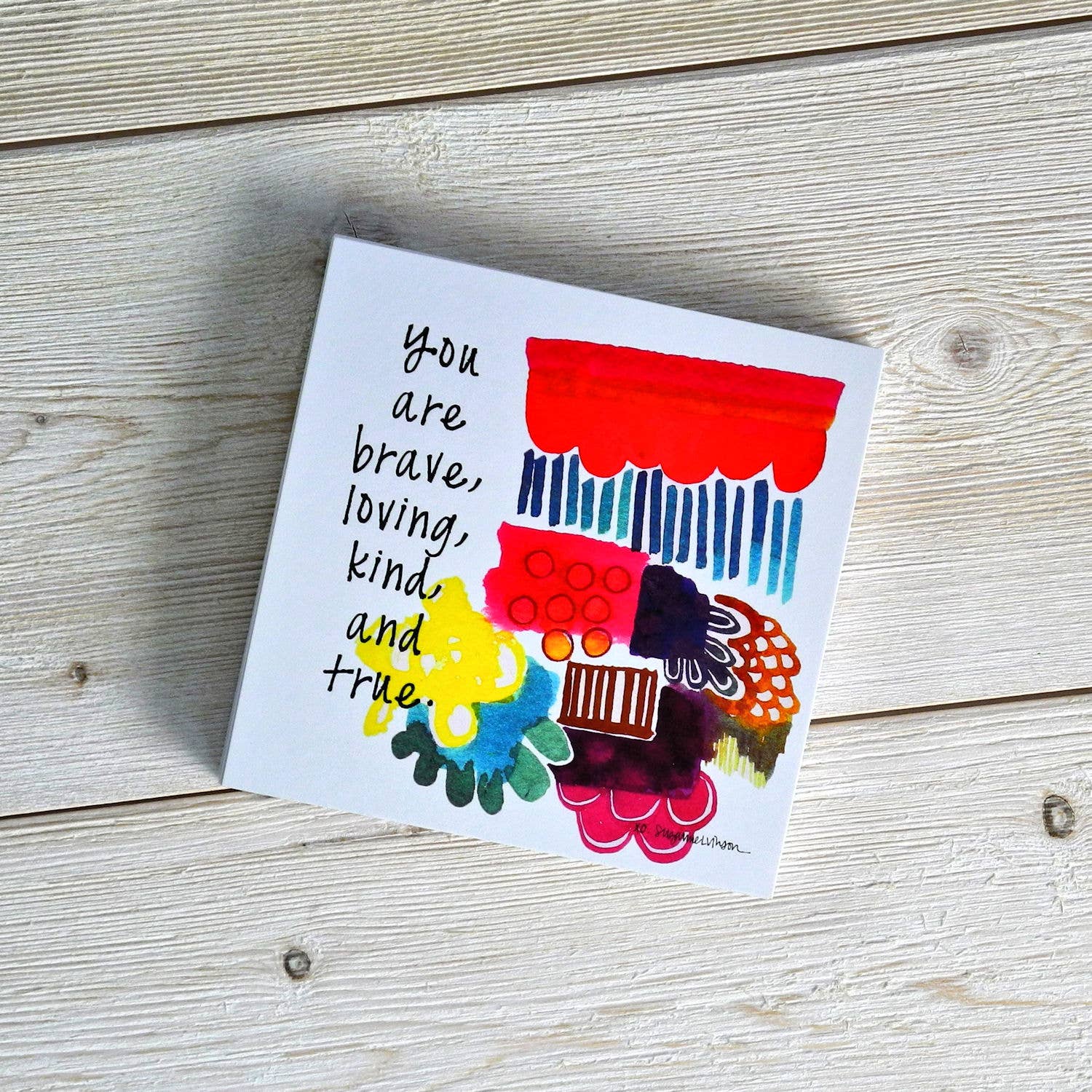 Silver Tree Art by Suzanne L. Vinson - Wholesale Stationery/Notecard Set - Prayer + Blessing Cards1