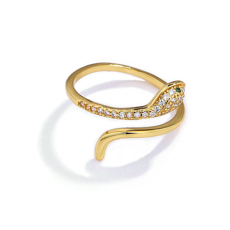 Perimade & Co. LLC - Vente Bague avec plusieurs pierres - Bague Vintage Serpent Empilable en Argent Sterling 9254