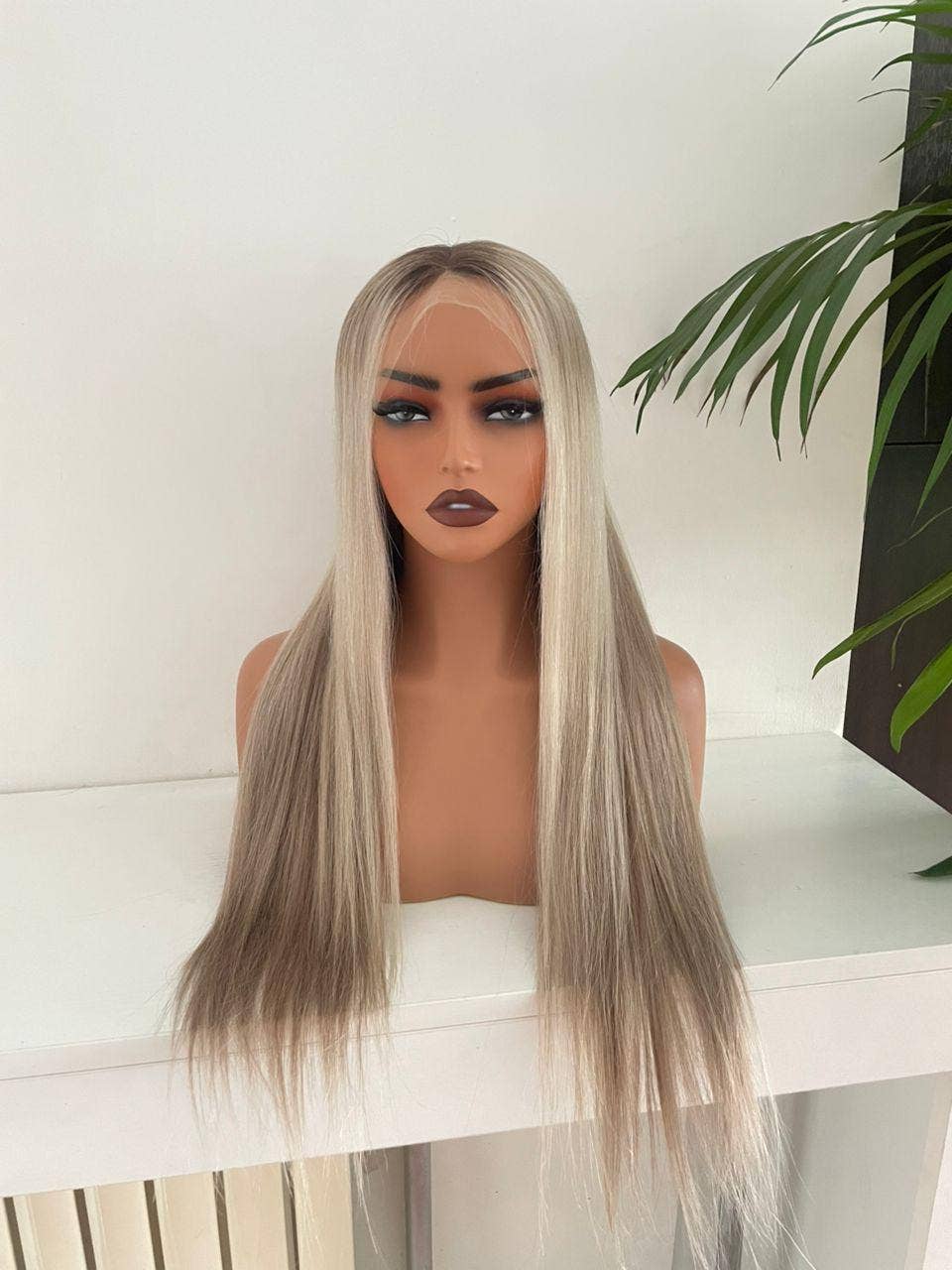 Gaurash Beauty Supply Inc. - Wholesale Hair Extensions - HD Lace Front Blonde Wig: Raw Human Hair, Adjustable Cap0
