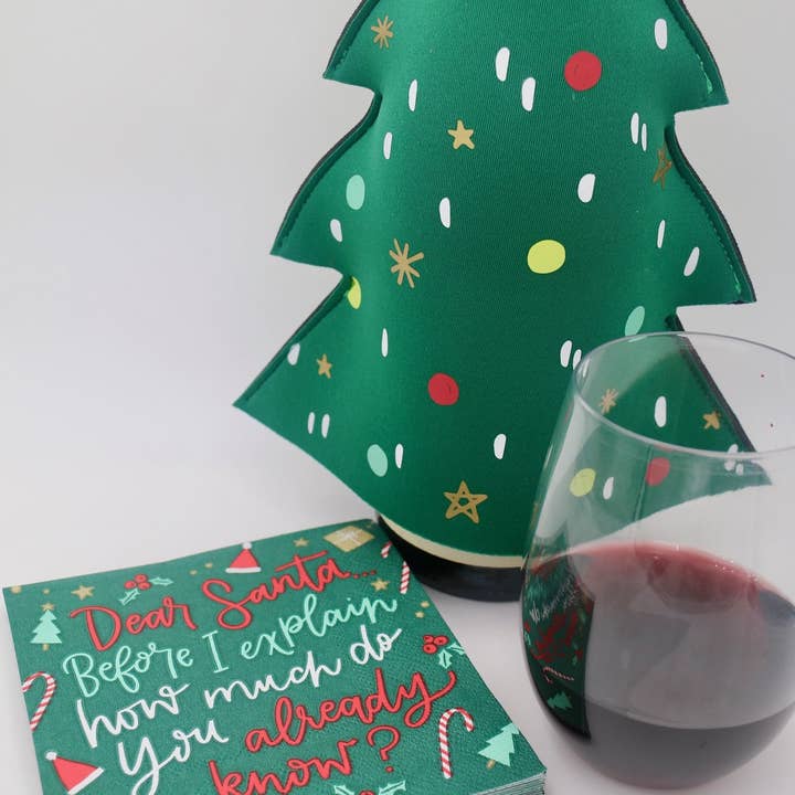 soiree-sisters - Wholesale Disposable Napkin - Christmas Funny Cocktail Napkins 20ct | How Much Do You Know