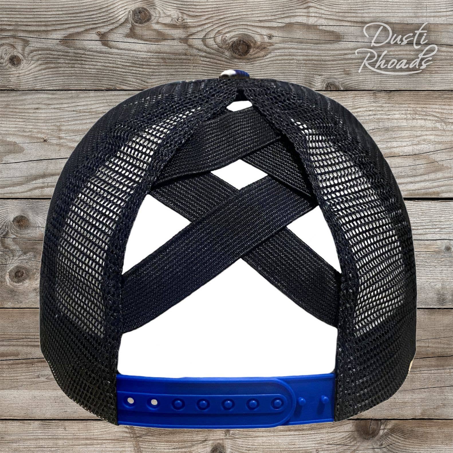 Dusti Rhoads - Wholesale Trucker Hat - Women's - ONLY $6 - Lariat Pony Tail Aztec Design Cap3