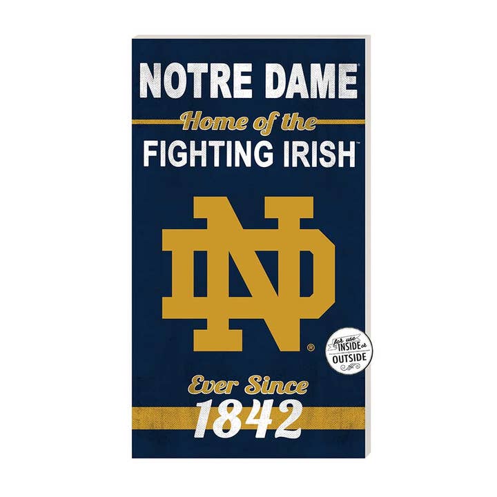 11x20 Home of the Notre Dame Fighting Irish for wholesale by KH Sports Fan