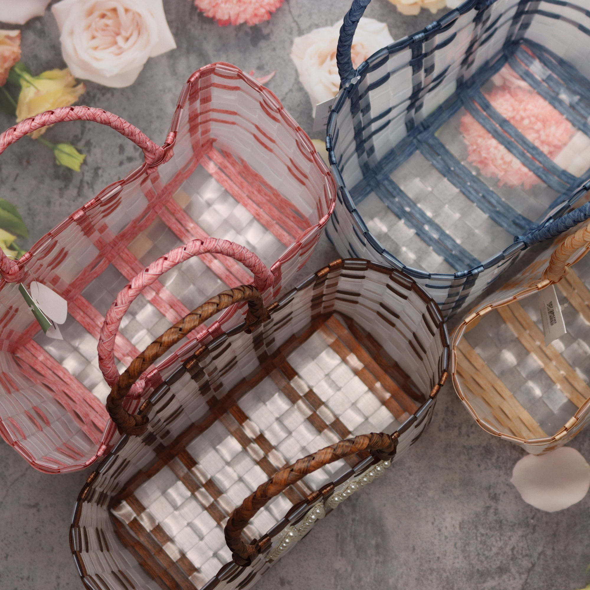 DrifWoo – Großhandel Tragetasche – Damen – Leerer sommerlicher Einkaufskorb aus handgeflochtenem Material4