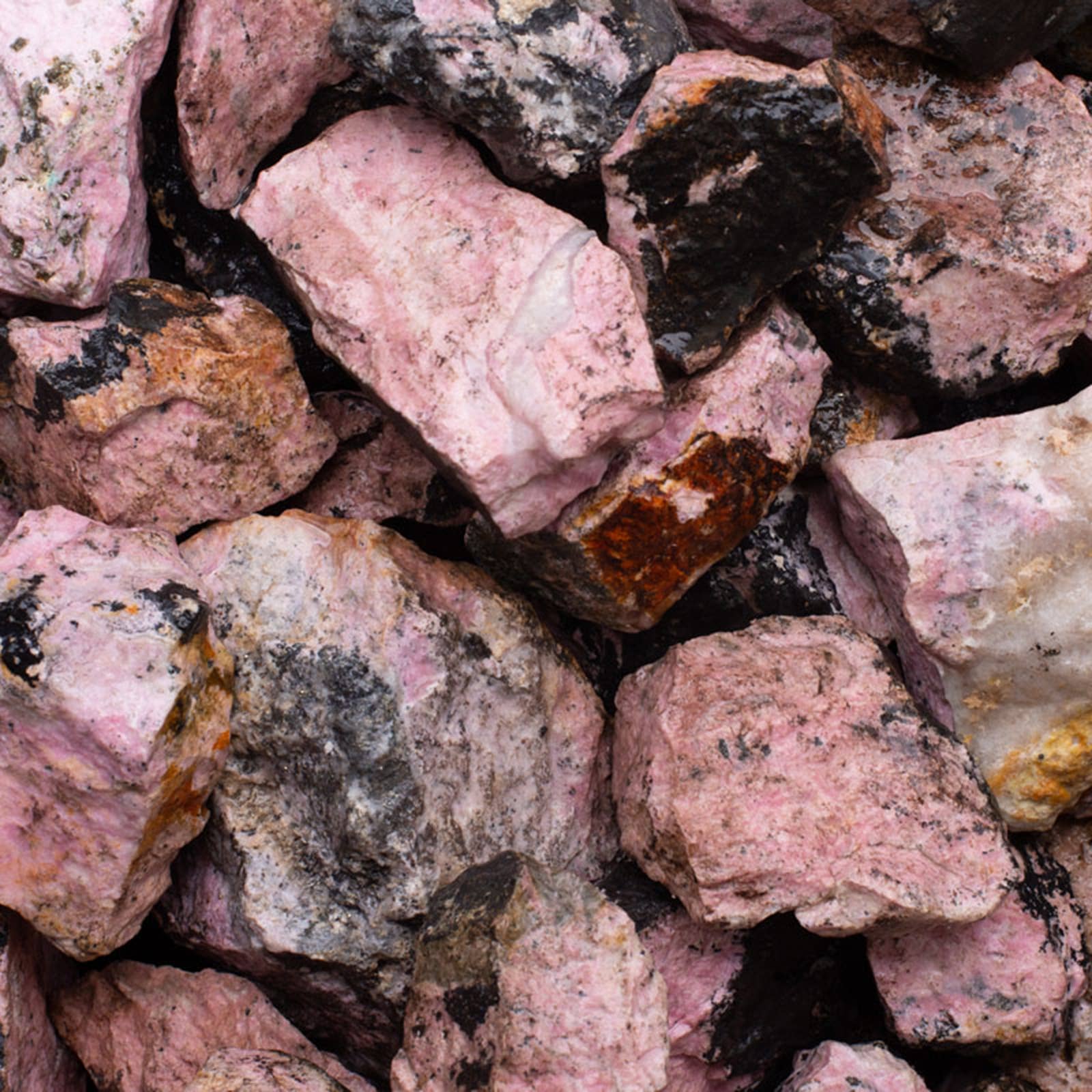 Fantasia Mining – wholesale Andlig sten/kristall – Rå Rhodonit från Peru – Naturliga stenar (1 lb)3