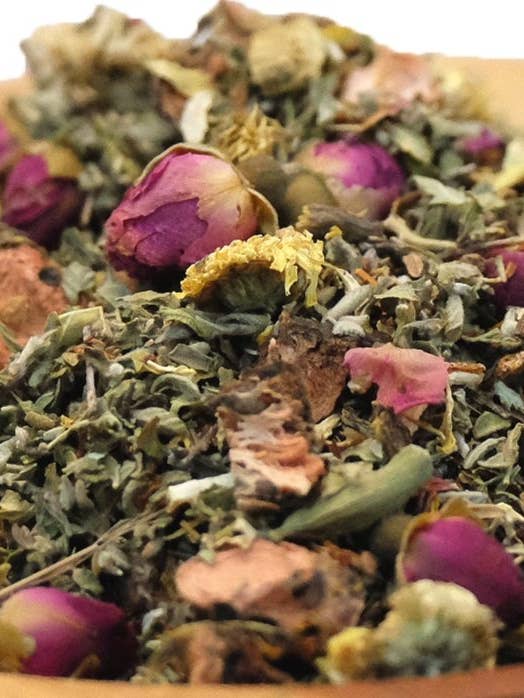 Awakening Adoration : Self- Love Tea for wholesale by Rainbow Bliss Botanicals