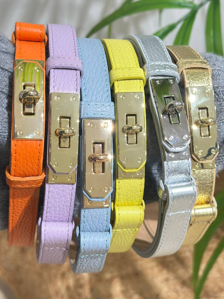 Genuine Leather Belt with Closure for wholesale by ADORA