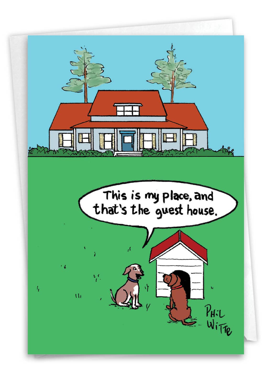 NobleWorks – Großhandel Glückwunschkarte – Neue Home-Karte - Dog Place4