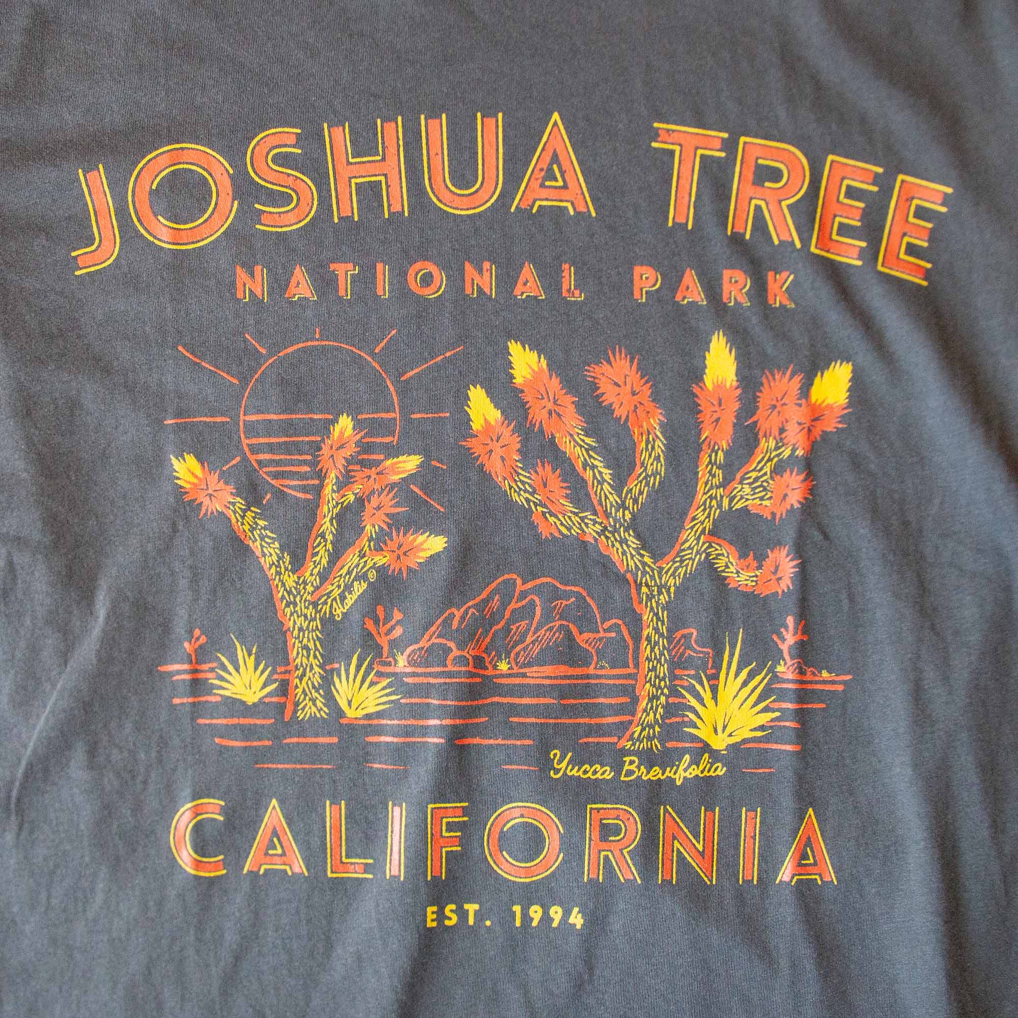 Black Joshua Tree T-Shirt - USA Made | 100% Cotton for wholesale on Faire1