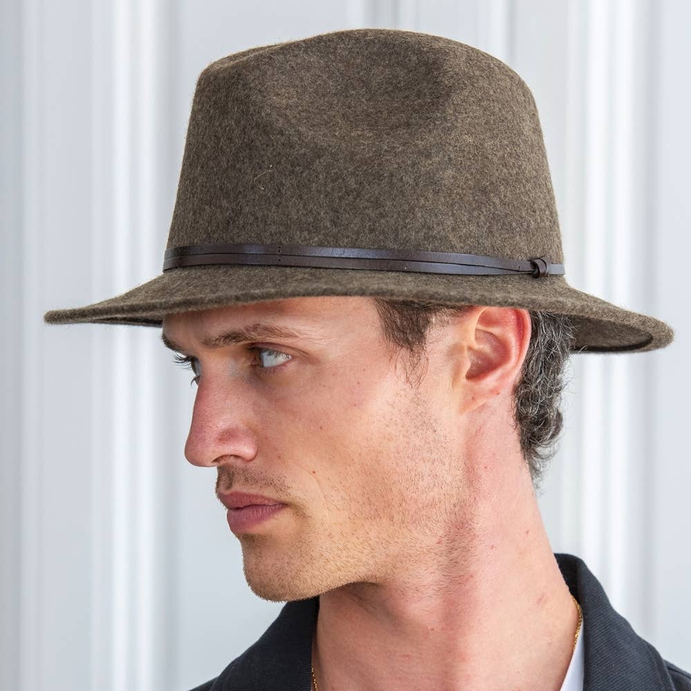 TRAVAUX EN COURS... - Wholesale Fedora - Women's - FELT HAT - leather band, sewn brim17