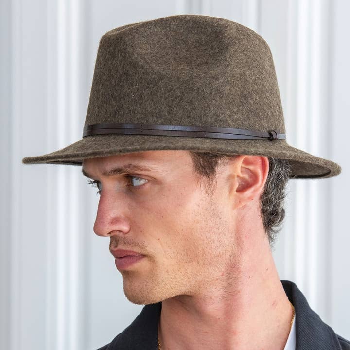 TRAVAUX EN COURS... - Wholesale Fedora - Women's - FELT HAT - leather band, sewn brim17