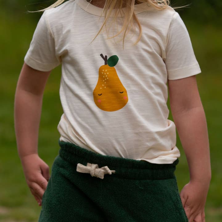 Pear Short Sleeve T-Shirt for wholesale by Little Green Radicals