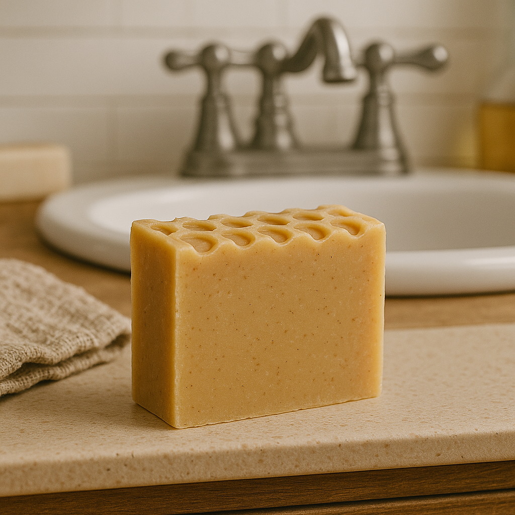 DeShawn Marie Soap Boutique - Wholesale Bar Soap - Turmeric Thieves Soap (no packaging - private label)1