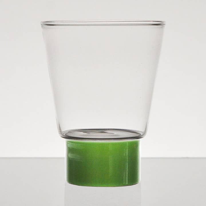 Traga - Wholesale Drinking Glass/Cup - Podio Cup - Jade, Handmade Dual Purpose Glass0