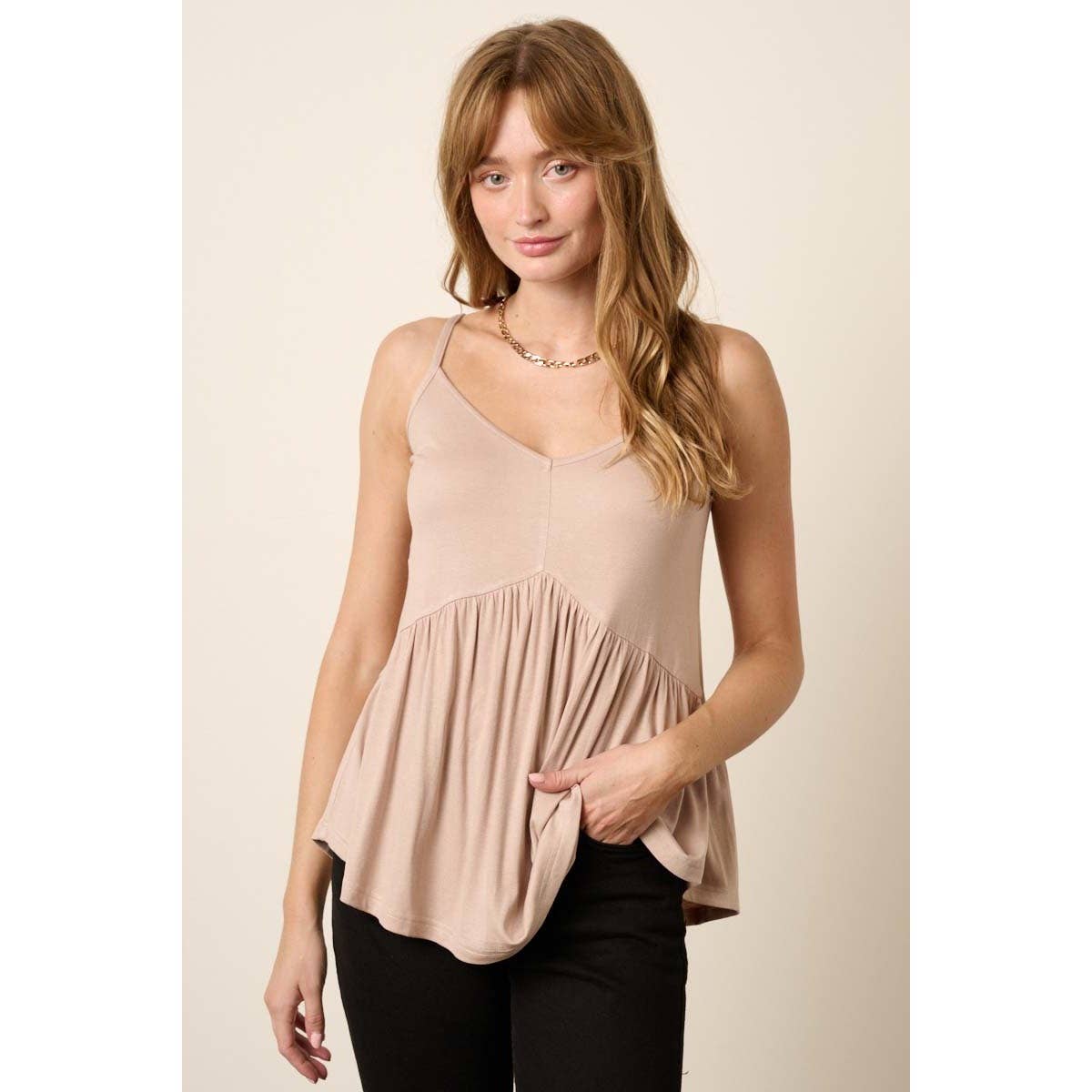 mittoshop - Wholesale Tank Top - Women's - BABYDOLL KNIT TANK TOP5