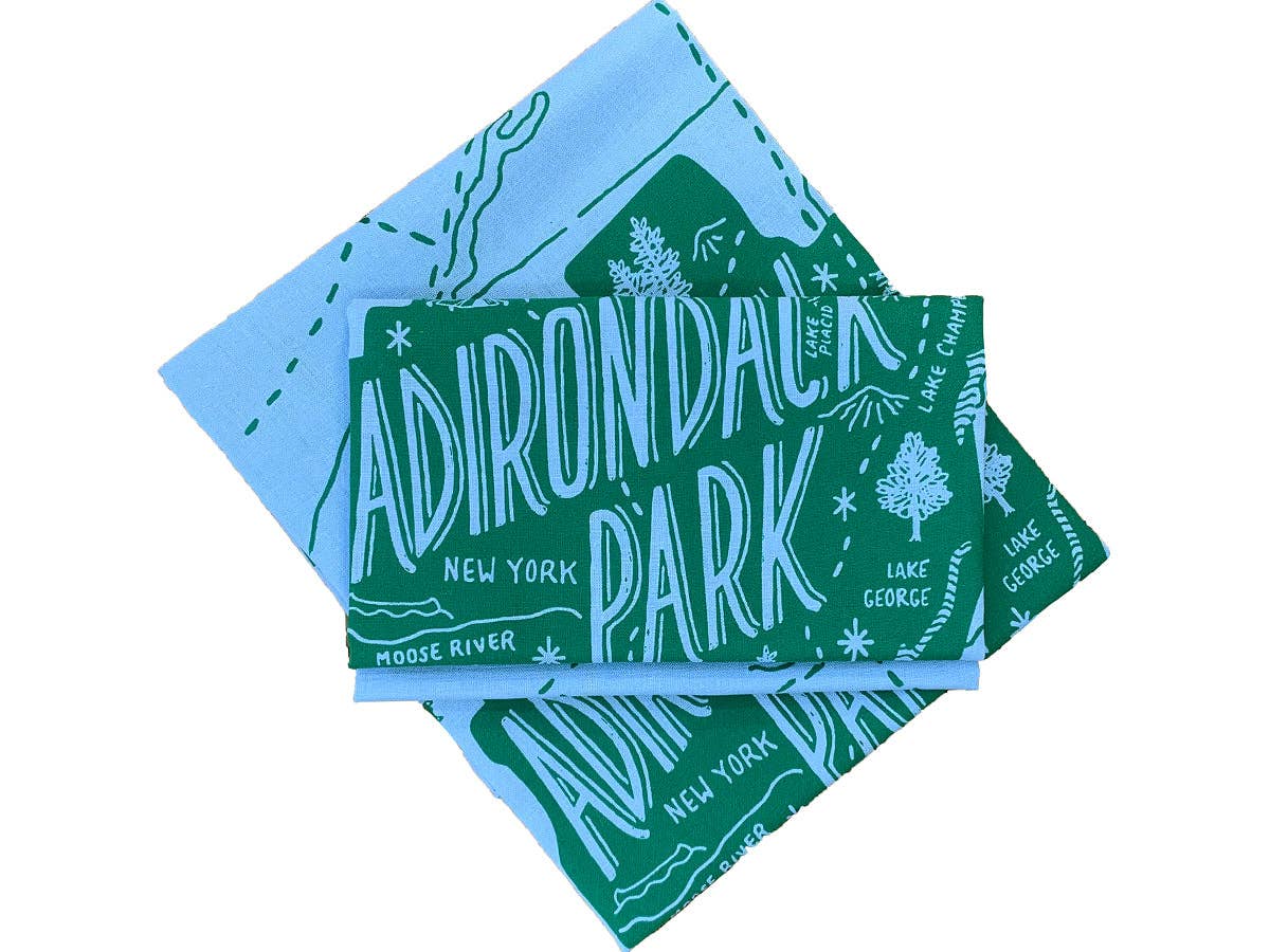 Noteworthy Paper & Press - Wholesale Bandana - Unisex - Adirondack State Park Bandana