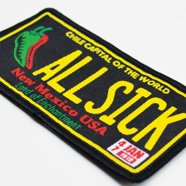 Metal the Brand - Wholesale Patch - All Sick Chile Plate - Woven Patch