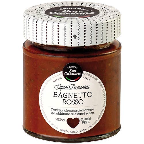 Bagnetto Rosso - Red Sauce For Meats - Vegan-Gluten free for wholesale by CASCINA SAN CASSIANO SRL