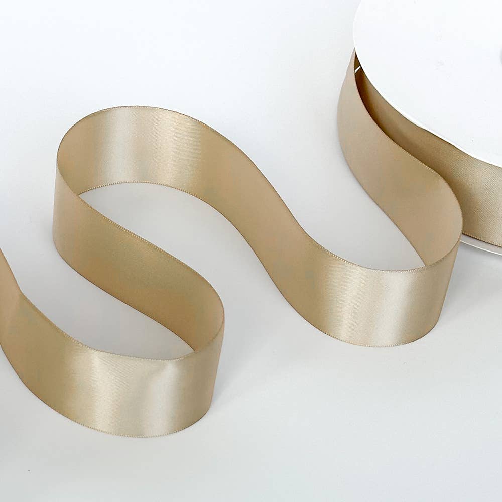 Little Ribbon Shop - Wholesale Ribbon - Gift Wrapping - Candied Ginger 836 Double Faced Satin Ribbon 100-Yard Roll1