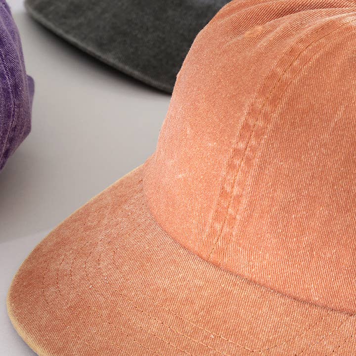 Fashion City - Wholesale Baseball Cap - Unisex - Pigment Dyed Cotton Baseball Dad Cap18