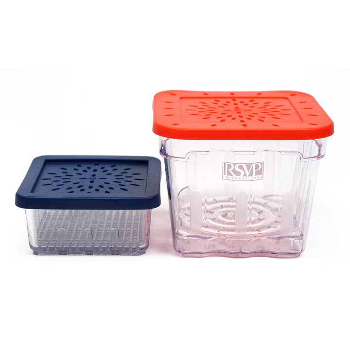 RSVP International - Wholesale Food Storage Container - Berry Keepers Set Of 22