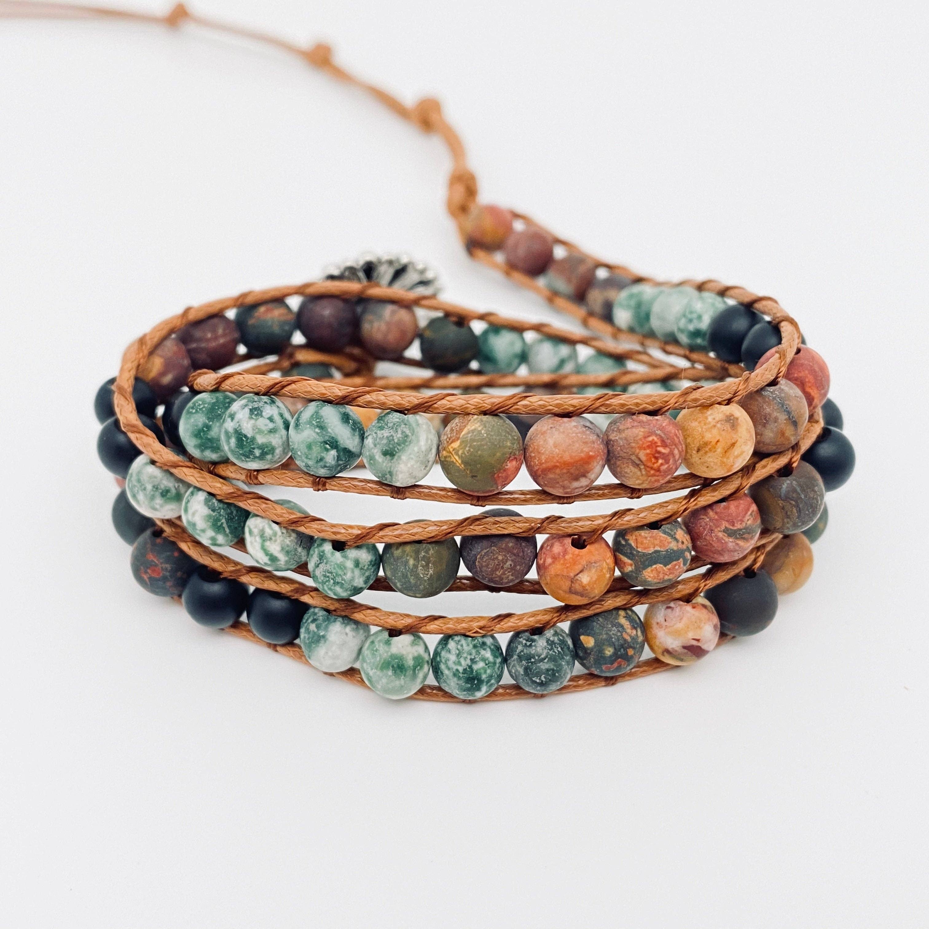 Mio Queena - Vente Bracelet de perles - Bracelet en perles fait main Bracelet en pierre naturelle12