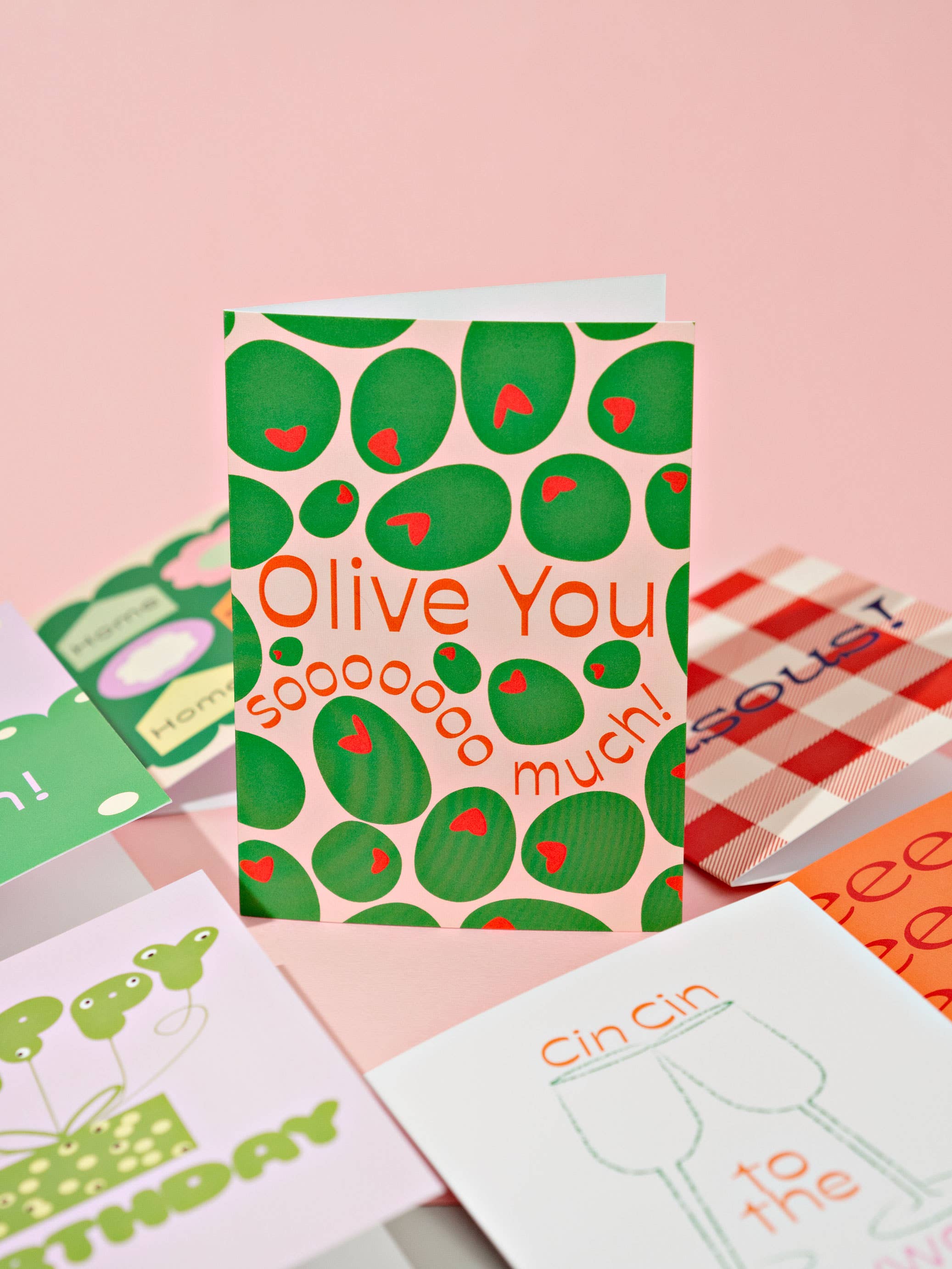 Good Thanks Paper - Wholesale Love Card - Olive You Love Card4