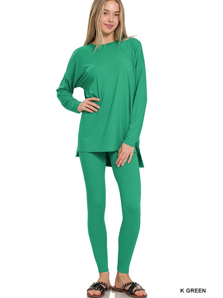 Vanilla Monkey - Wholesale Lounge Set - Women's - Brushed Dty Microfiber Loungewear Set3