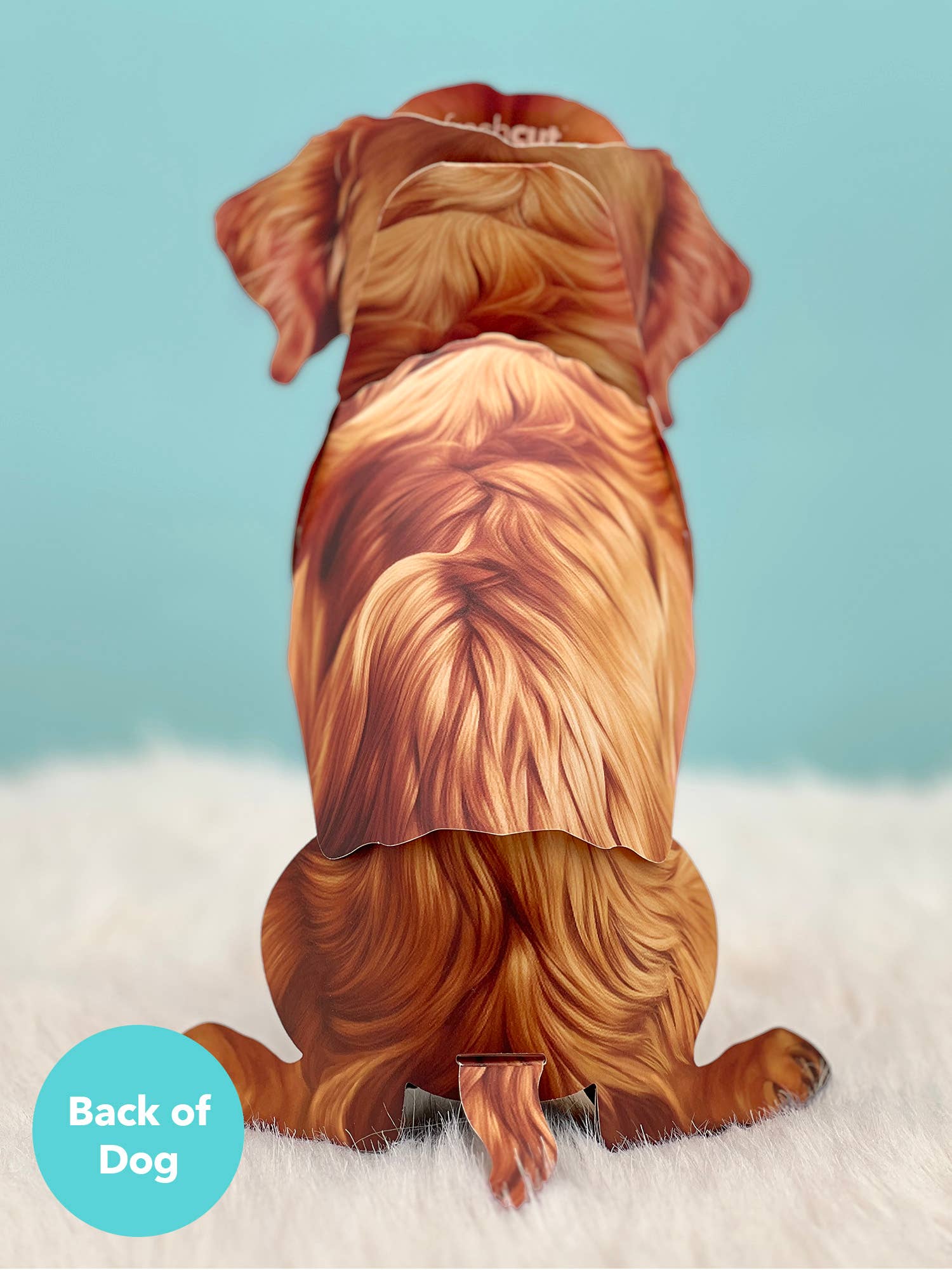 FreshCut Paper LLC – Großhandel Grußkarten für den Alltag – Golden Retriever (6 Pop-up Grußkarten)1