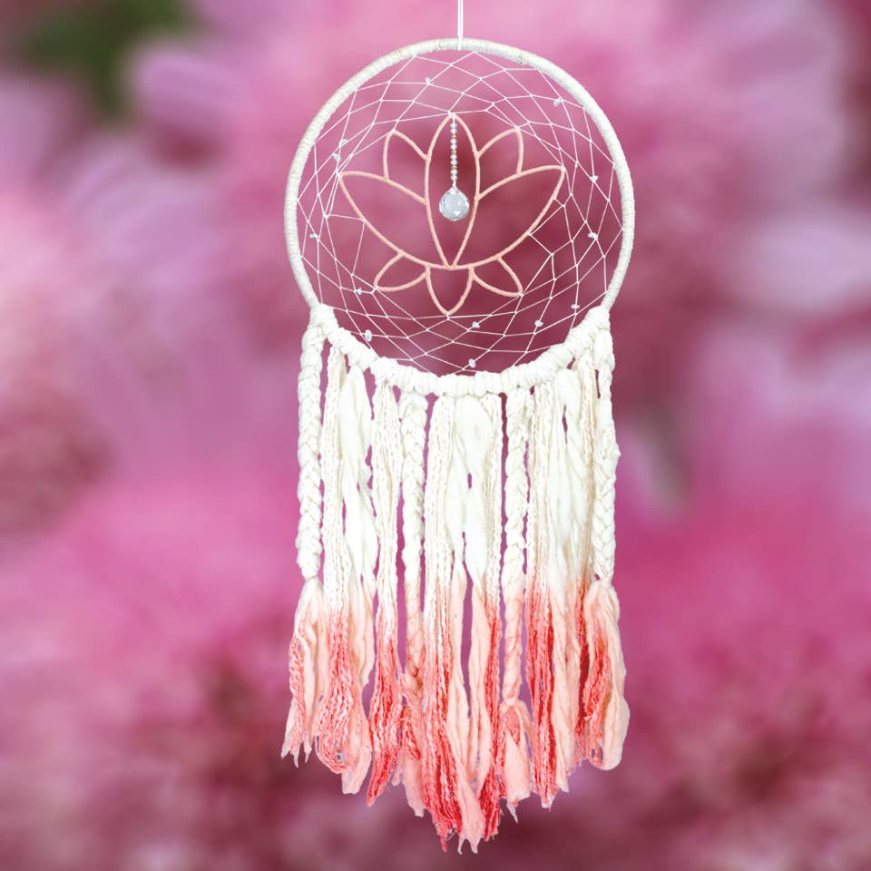 dZi Handmade - Vente Attrape-rêve - Décoration murale Lotus6