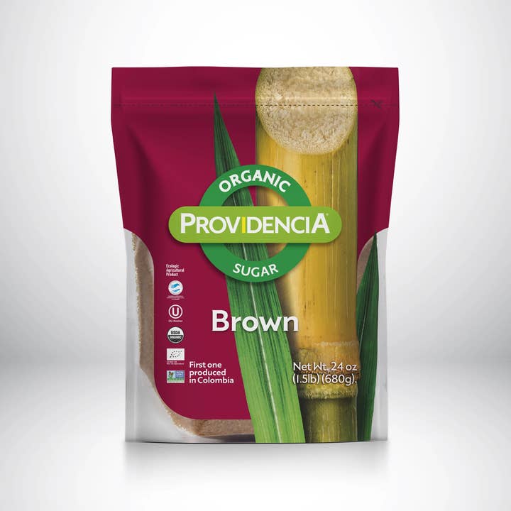 BOSANET - Wholesale Sugar/Sweetener - Providencia Organic Brown Sugar 24 oz (Case of 12)