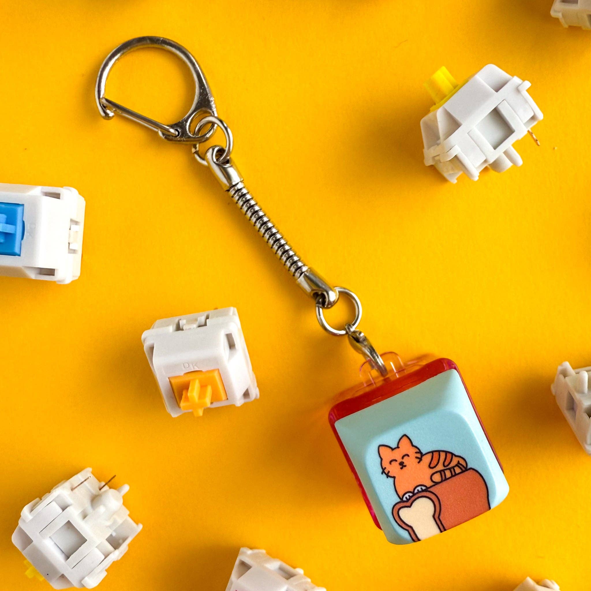 Kitty With A Cupcake - Wholesale Keychain - Unisex - Clicky Cats Fidget Keychain - Blind Bag4