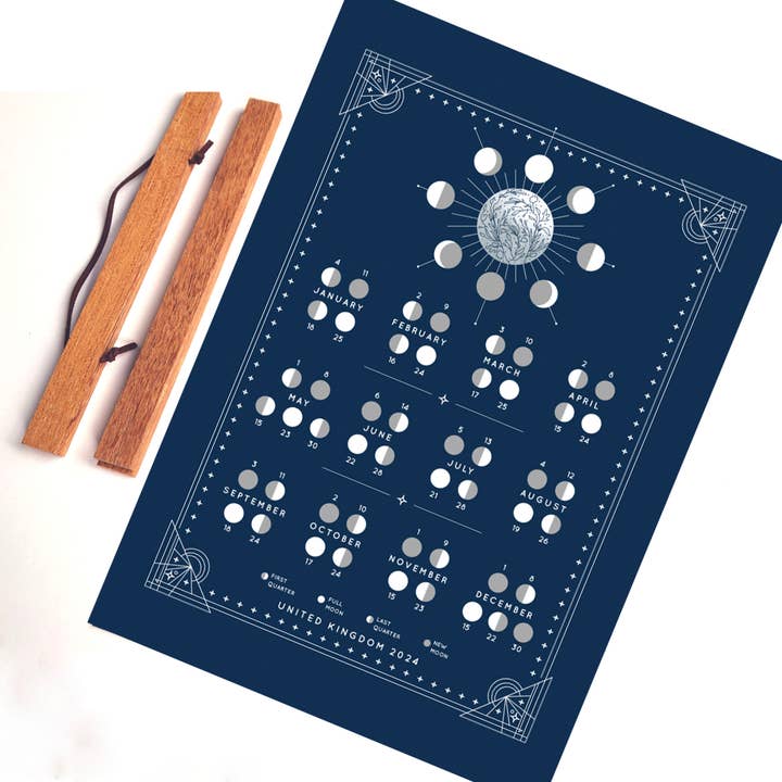Calendario lunar 2024 para venta al por mayor de Ant Design Gifts