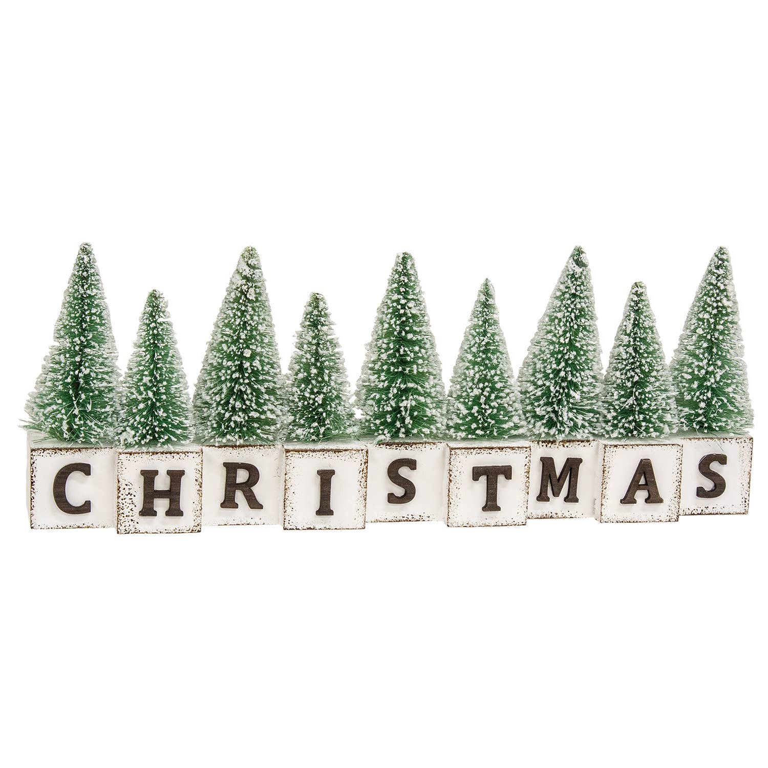 Col House Designs - Wholesale Christmas Decoration - Winter Sparkle Forest Christmas Block Sitter0