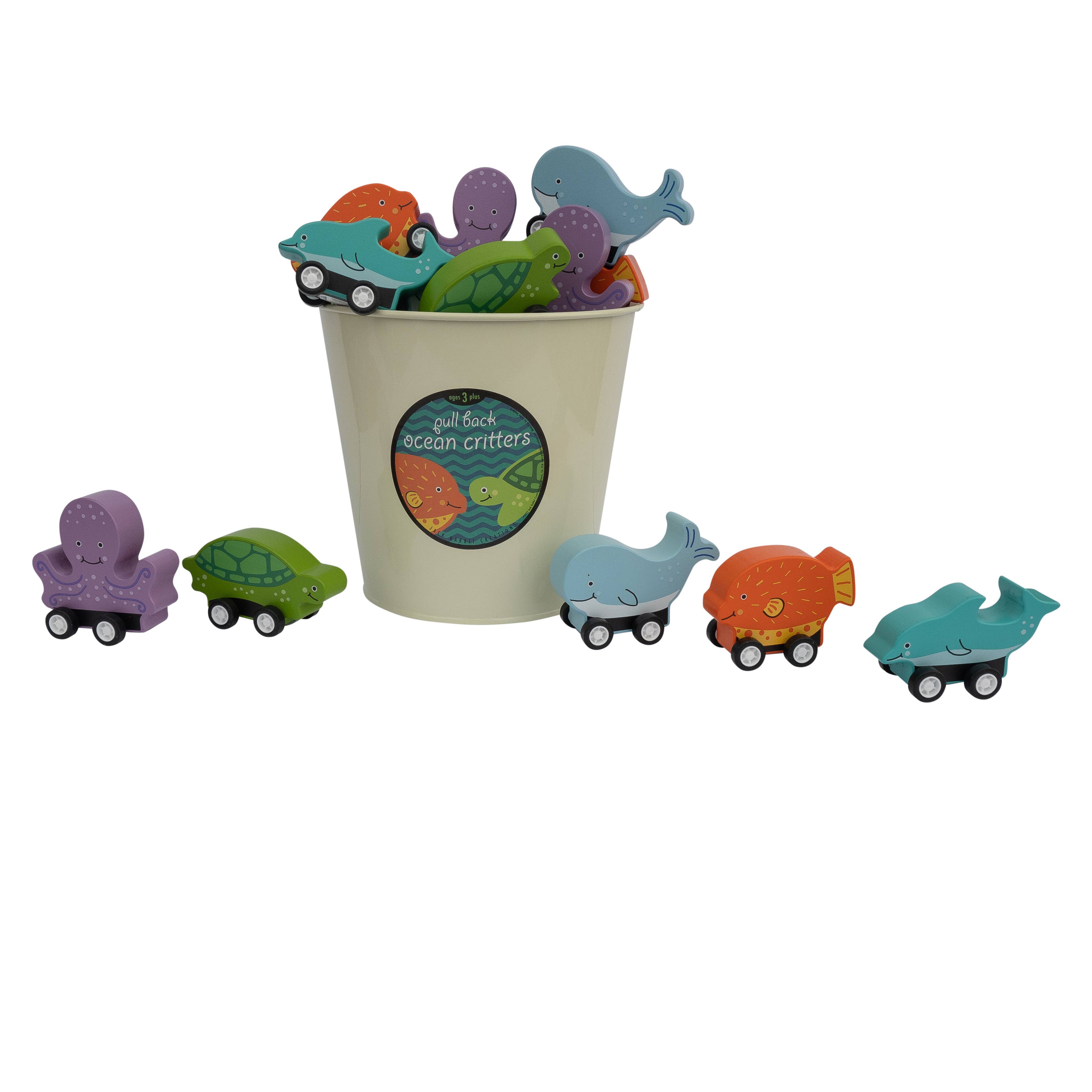 Jack Rabbit Creations - Wholesale Toy Set - Kids - Pull Back Ocean Creatures Refill - Set of 202