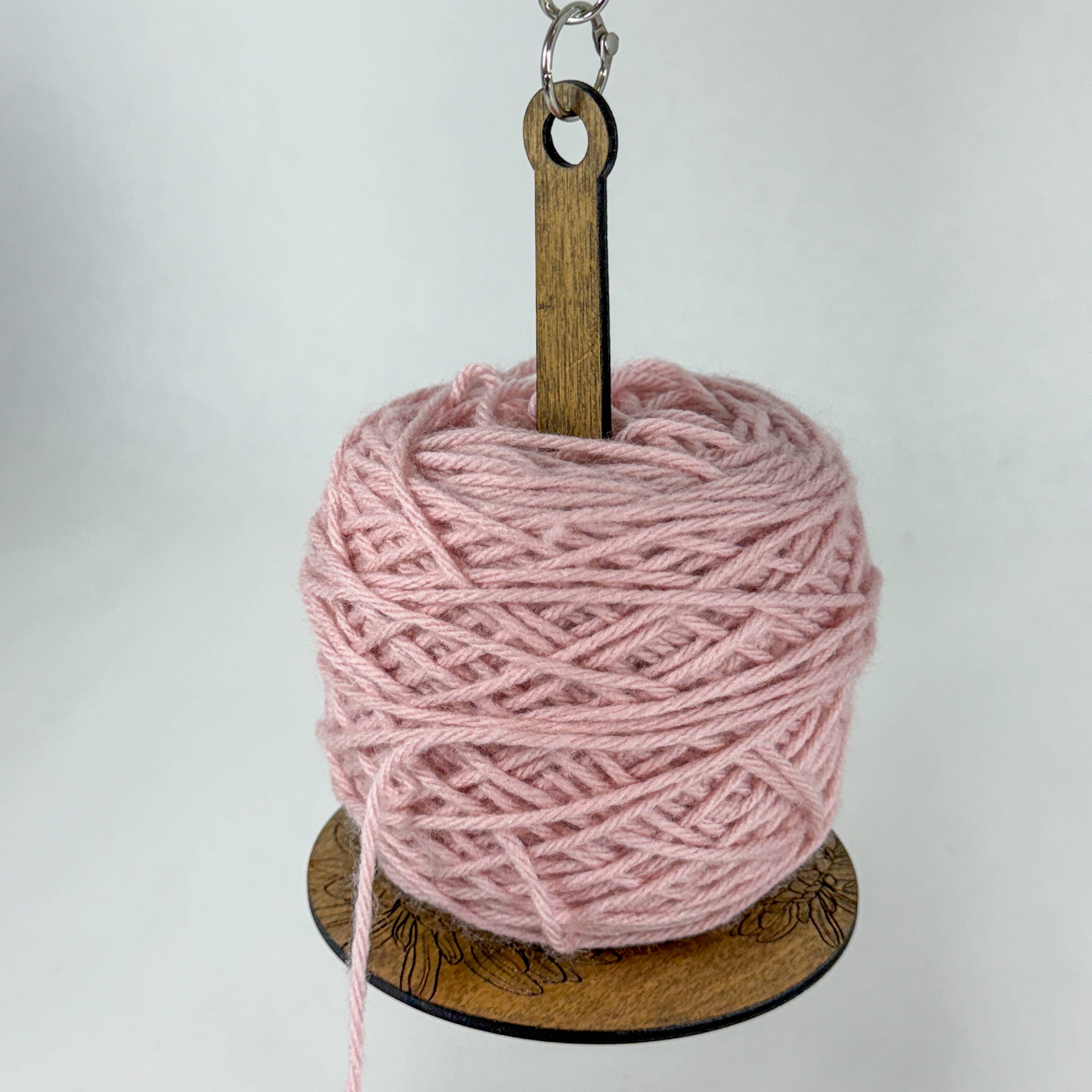 Art by Erica H & Rebel Stitchers - Wholesale Craft Tool - Wrist Yarn Minder/Holder Real Leather Strap Flowers Style 25