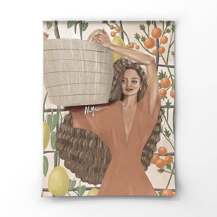 Poster Fine Art Print Giclée Jardinera for wholesale by Alejarte