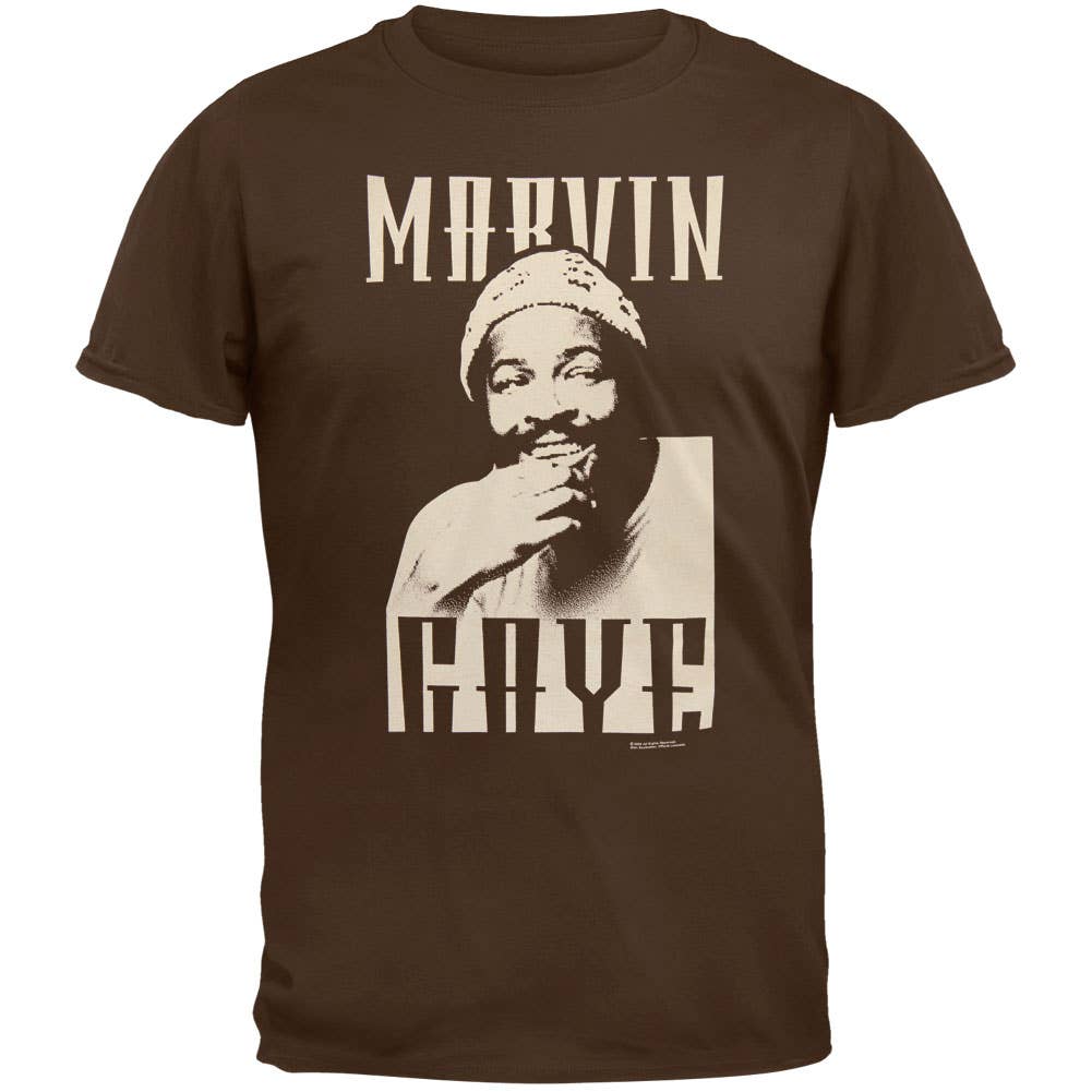 Official Store - Wholesale Screen Printed T-Shirt - Men's - Marvin Gaye - Smile Men's T Shirt0