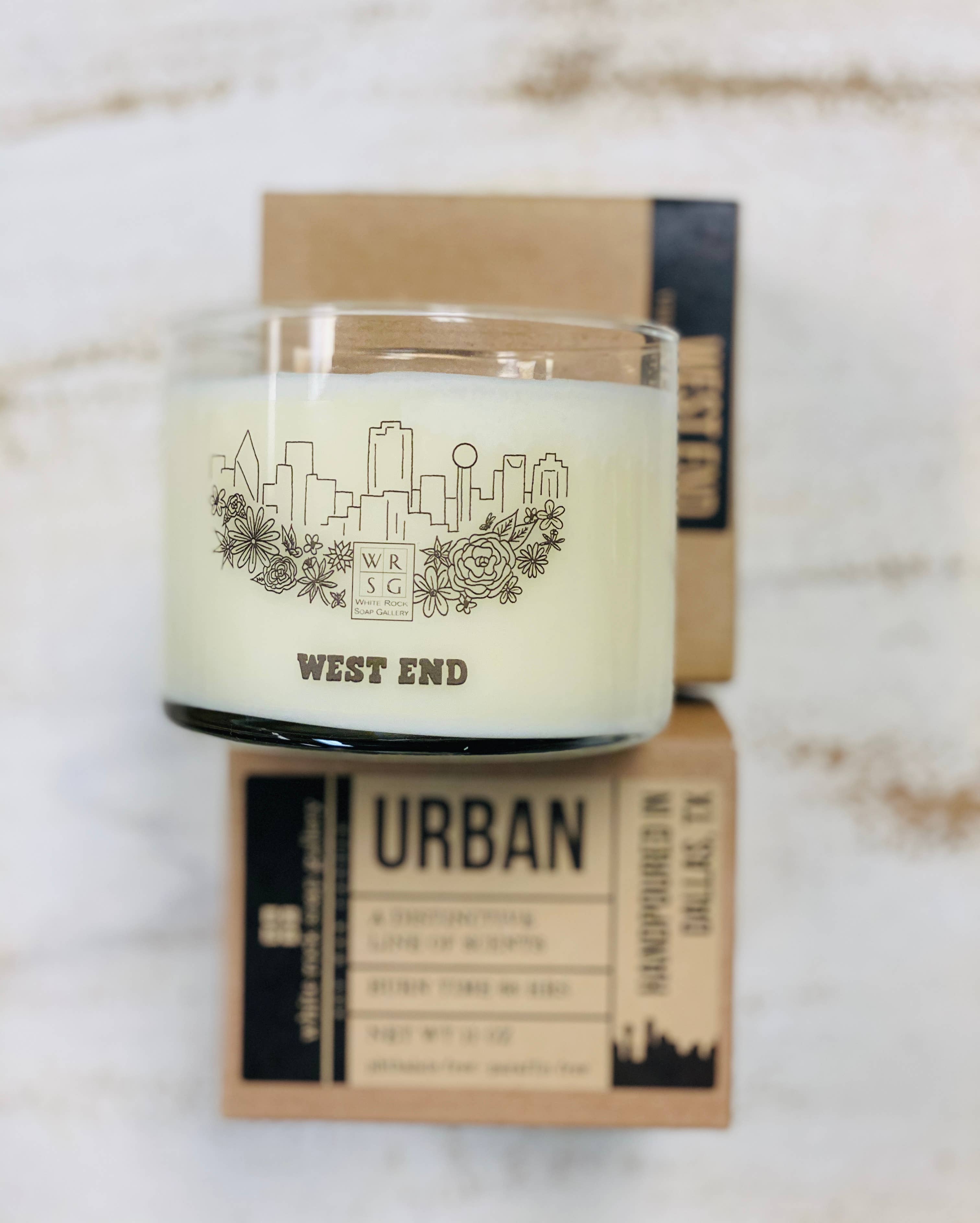 White Rock Soap Gallery - Wholesale Jar/Filled Candle - Soy Wax Candle Urban Collection18