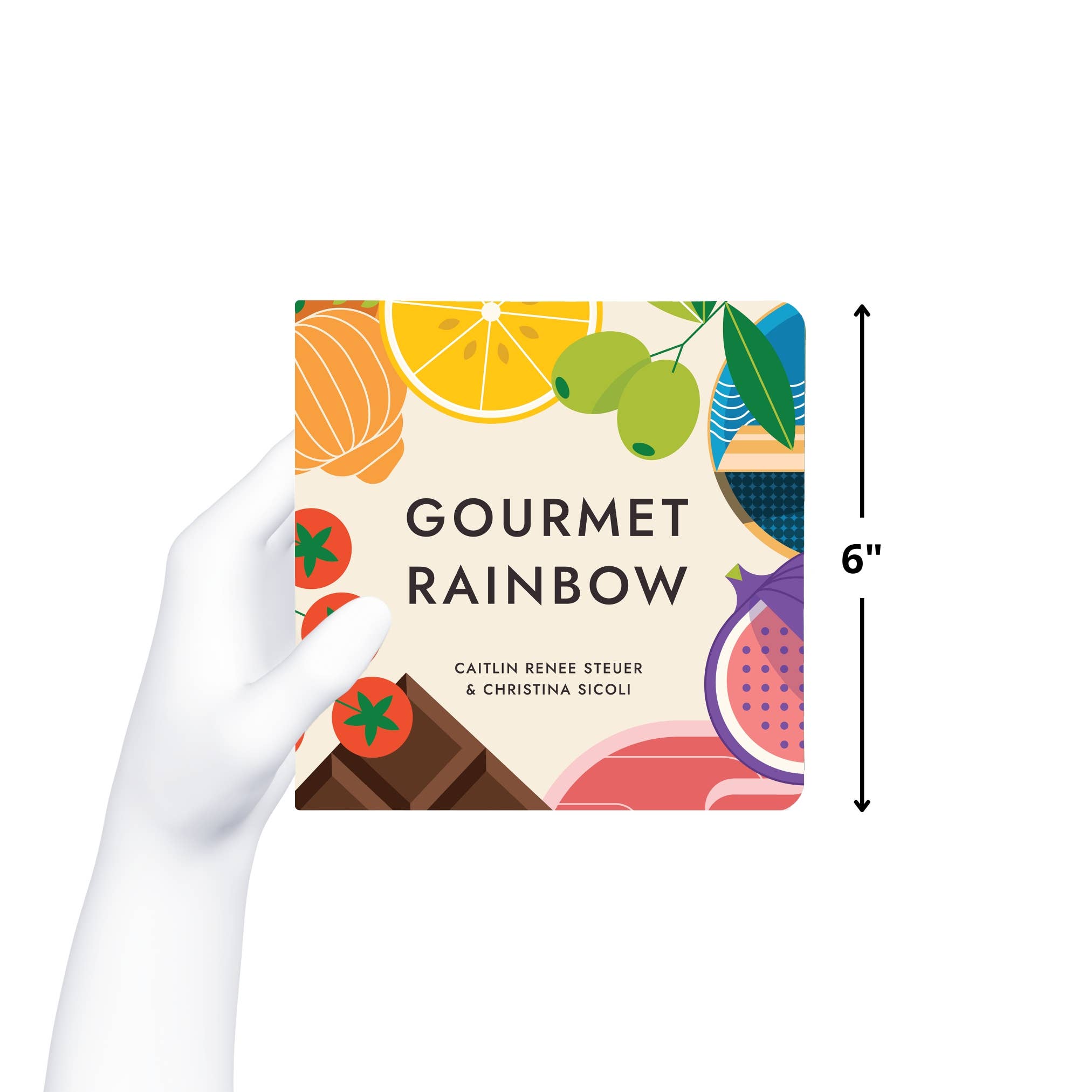 Chunky Deli - Venta al por mayor Libro para bebés y niños pequeños (0-2 años) - Libro infantil de tablero Gourmet Arcoíris6