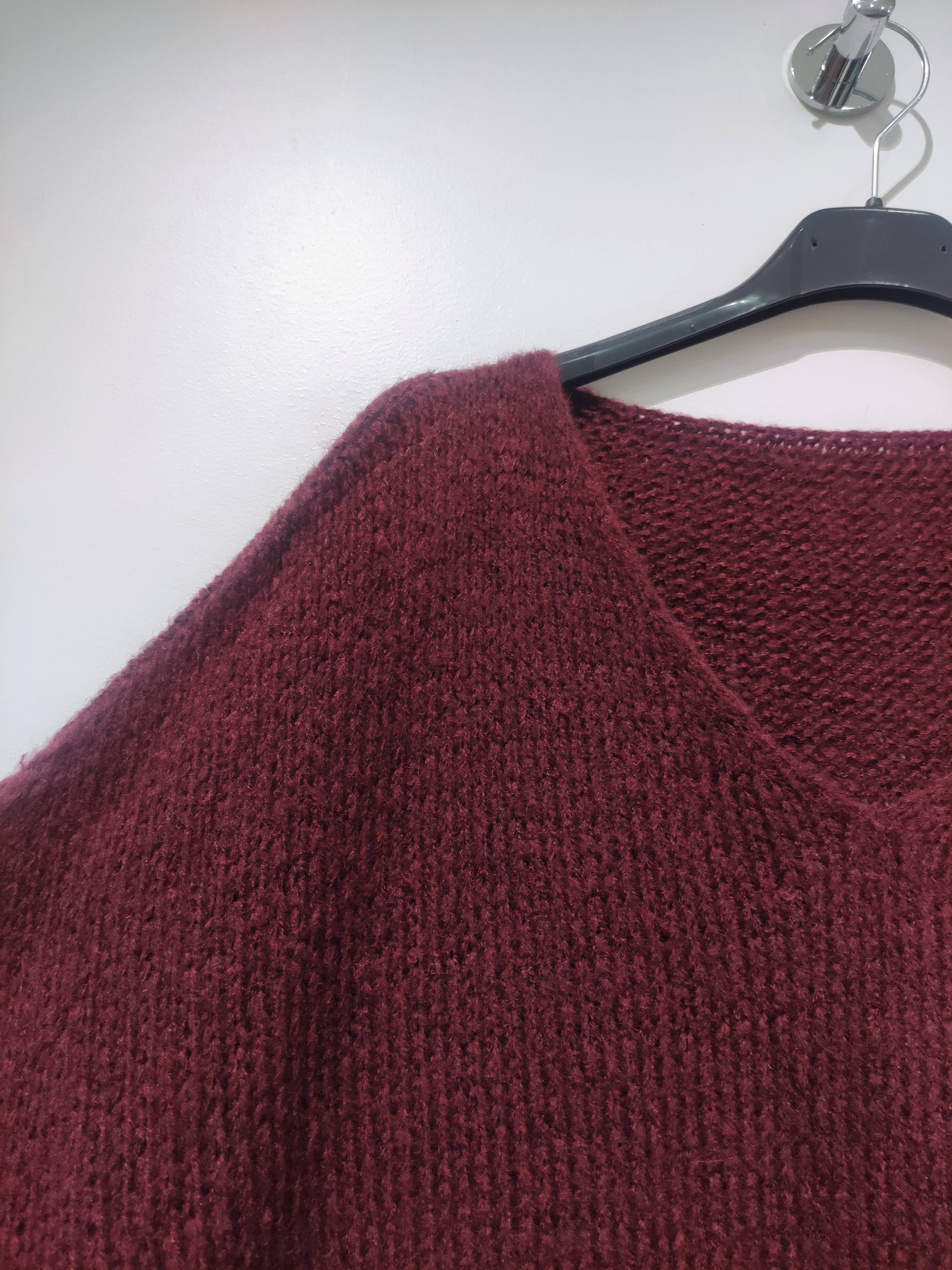 Pomelo paris - Wholesale Tunic Sweater - Women's - ROMA V-Neck Sweater AH260