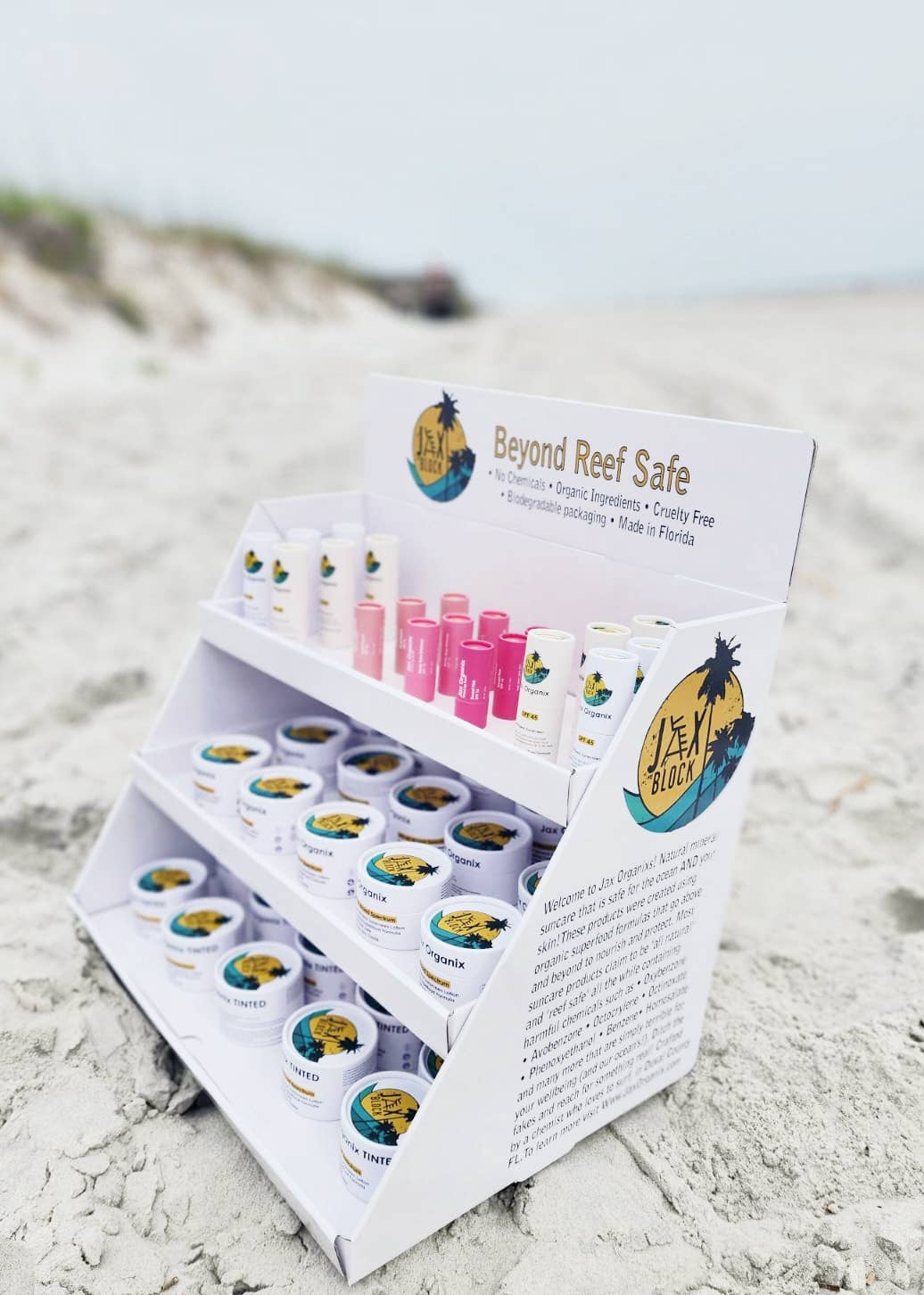 Jax Organix – wholesale Solskyddsmedel – Jax Organix 2 oz SPF 45. Krämig vattenbeständig formel3
