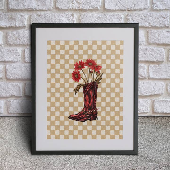 Amanda Marie Bell - Wholesale Art Print - Howdy Partner Print1